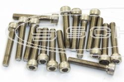 SCHREMS SCHRAUBENBOX M6 15-er SET INNEN 6-KANT EDELSTAHL M6X35 E