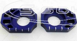 ZETA AXLE BLOCKS REAR KAWASAKI KLX 250 / D- TRACKER 08- BLUE