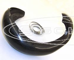 SCHREMS AUSPUFFROHR SCHUTZ-ABDECKUNG CARBON 2-T KTM EXC/SX 250/300 11-