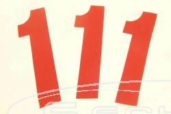 SCHREMS STICK NUMBER 14 CM 3-PACK RED 1