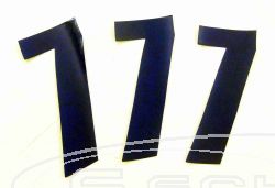 SCHREMS STICK NUMBER 14 CM 3-PACK BLUE 7