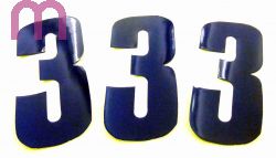 SCHREMS STICK NUMBER 17 CM 3-PACK BLUE 3