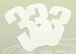 SCHREMS STICK NUMBER 20 CM 3-PACK WHITE 3