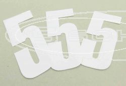 SCHREMS STICK NUMBER 20 CM 3-PACK WHITE 5