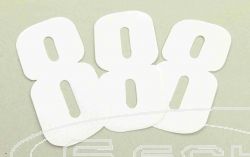 SCHREMS STICK NUMBER 20 CM 3-PACK WHITE 8