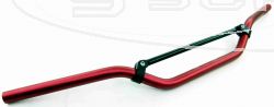 SCHREMS HANDLEBAR PREMIUM ALU 7075T-6 OFF ROAD ALU M.G. 22,2 MM RED (DIMENSIONS SEE MORE IMAGES: A=795 / B=90 / C=65 / D=205 / E=62
