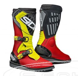 SIDI STIEFEL TRIAL ZERO 2 SCHWARZ GELB ROT