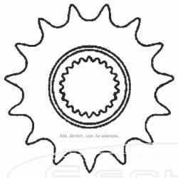 ESJOT FRONT SPROCKET GAS GAS TRAIL EC 515 / POLARIS 330 520-12