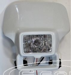 UFO LAMPENMASKE HALOGEN HONDA XR 250/400R 96- WEISS