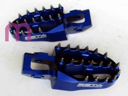 SCHREMS FOOT PEGS ALU HUSQVARNA BLUE