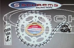 KETTENSATZ PREMIUM EXTRA STAHL X-RING KTM EXC 300 ENDURO 05-10