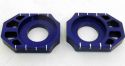 ZETA AXLE BLOCKS REAR KAWASAKI KLX 250 / D- TRACKER 08- BLUE