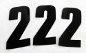 SCHREMS STICK NUMBER 20 CM 3-PACK BLACK 2