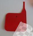 FRONT NUMBER PLATE HONDA CR 125/250/450/480/500 81-87 RED