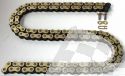 CZ CHAIN 520SDZZ AX-RING ULTRA-STRONG EXTRA-PREMIUM HIGH PERFORMANCE CHAIN 1 METER = 63 LINKS/ROLLING GOLD (REQUIRED QUANTITY  ROLLS OF ORDER FROM 50-630)
